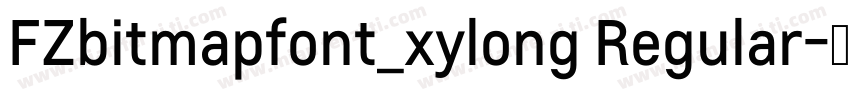 FZbitmapfont_xylong Regular字体转换
